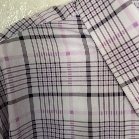 WRK purple and White Button Down Shirt WRK size 18 - Picture 5 of 5
